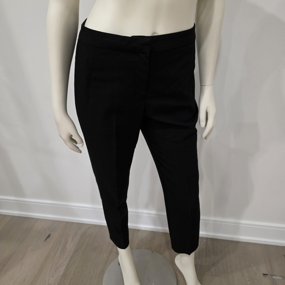 Topshop Black Ankle Cropped Pants US 2